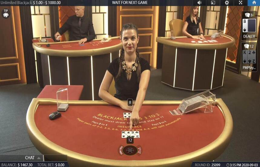 7Mojos Live Unlimited Blackjack
