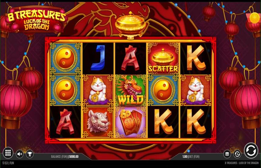 8 Treasures Luck of the Dragon