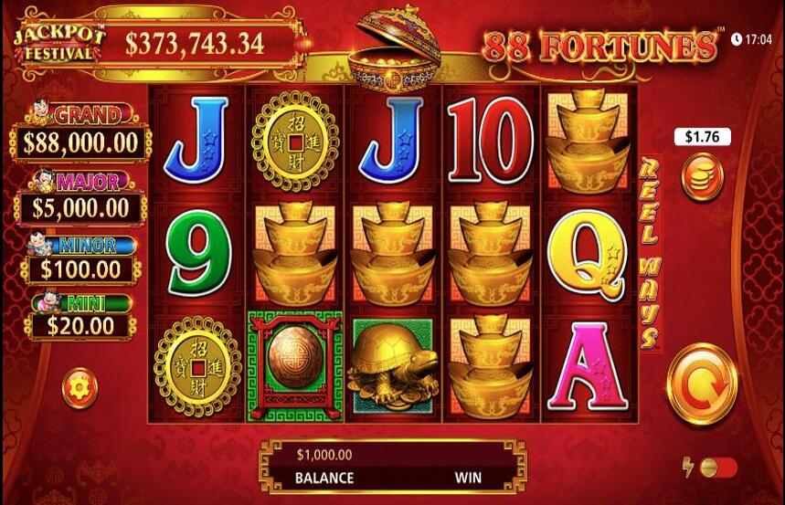 88 Fortunes Jackpot Festival