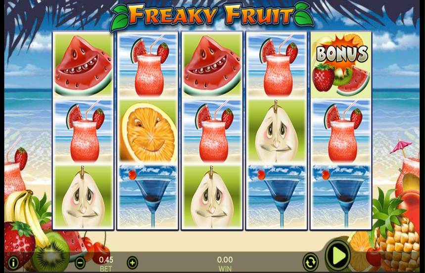 888 Software Freaky Fruit