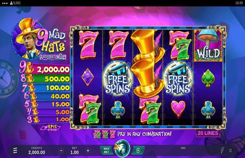 9 Mad Hats