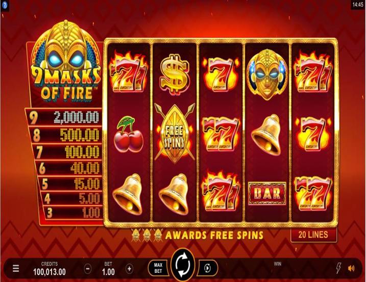 9 Masks of Fire