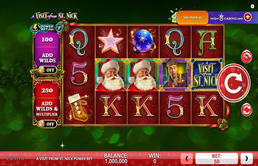 A Visit From St Nick Power Bet