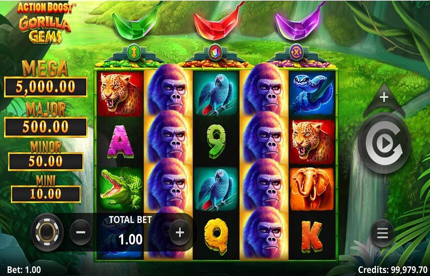Action Boost Gorilla Gems