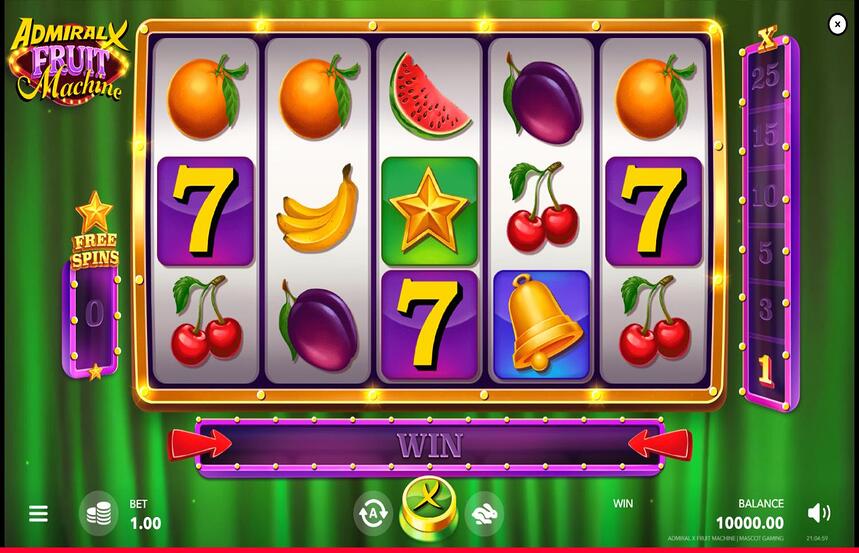 AdmiralX Fruit Machine