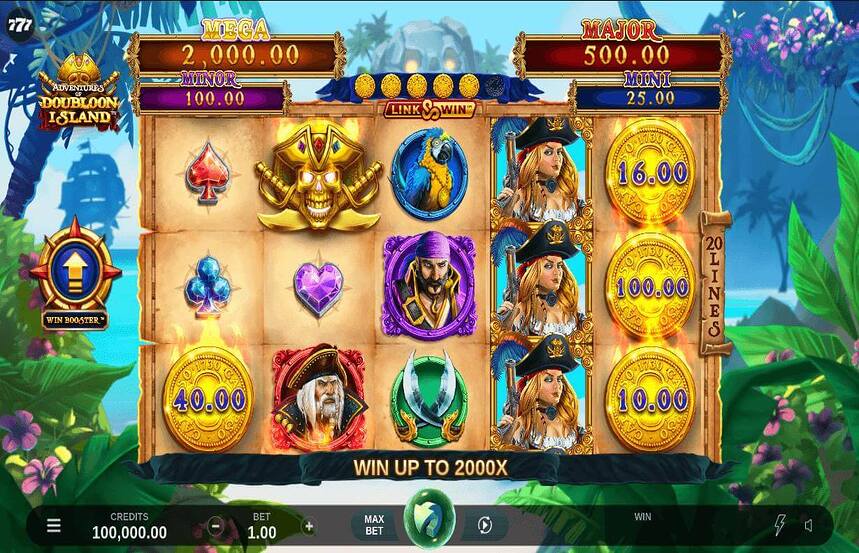Adventures Of Doubloon Island Link And Win