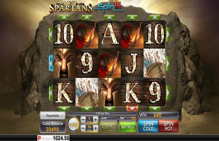 Age of Spartans Spin 16
