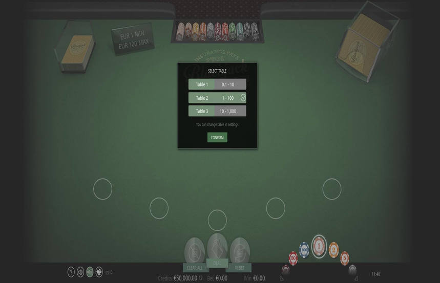 Amazing Gaming Blackjack Deluxe