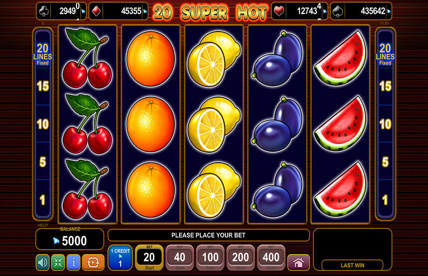Amusnet Interactive 20 Super Hot