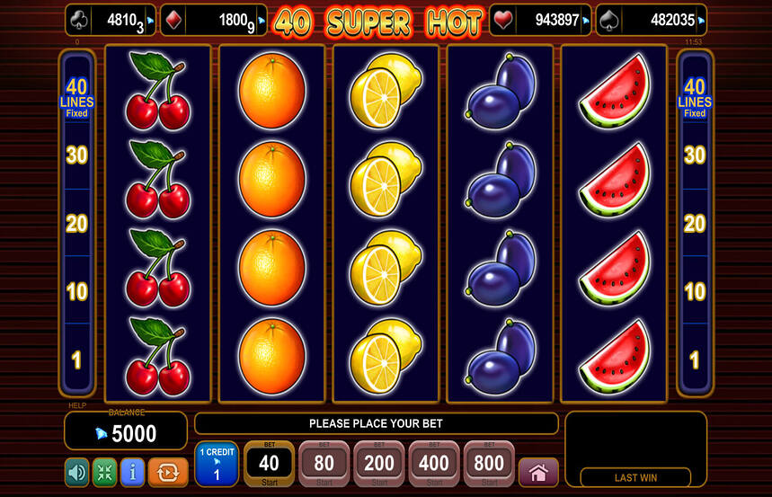 Amusnet Interactive 40 Super Hot