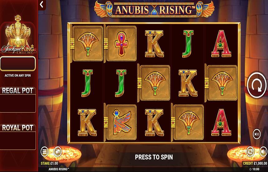 Anubis Rising Jackpot King