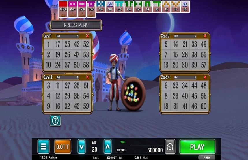 Arabian Bingo