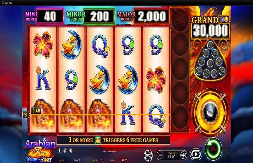 Arabian Fire Loaded With Loot