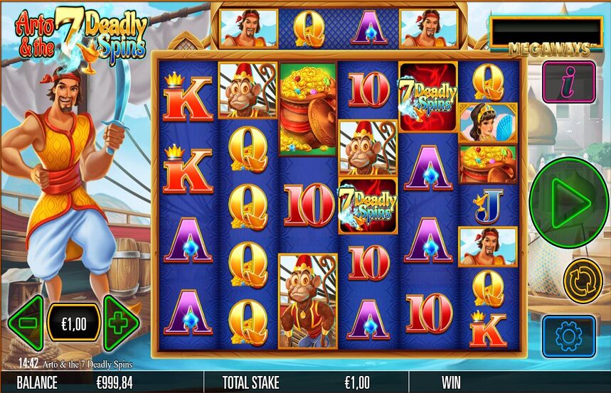 Arto and the 7 Deadly Spins Megaways