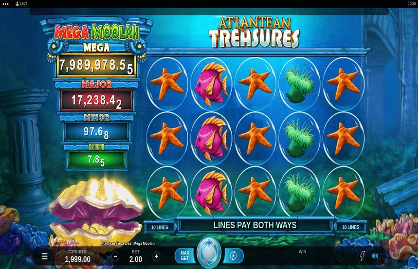 Atlantean Treasures Mega Moolah