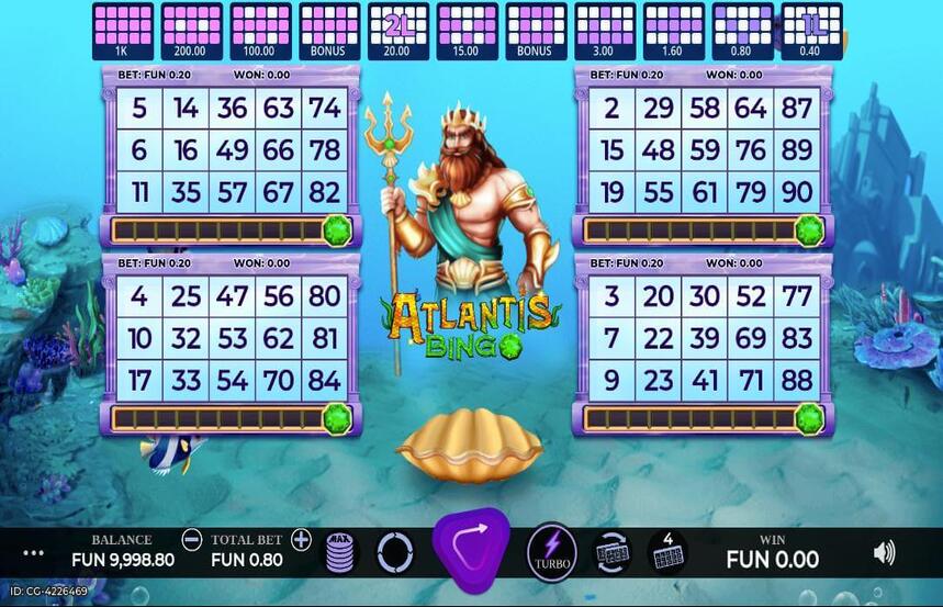 Atlantis Bingo