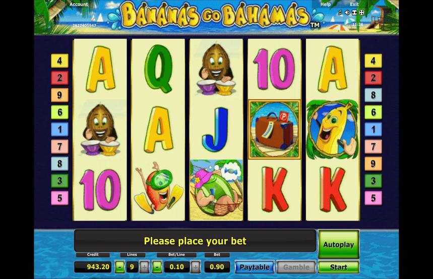 Bananas go Bahamas