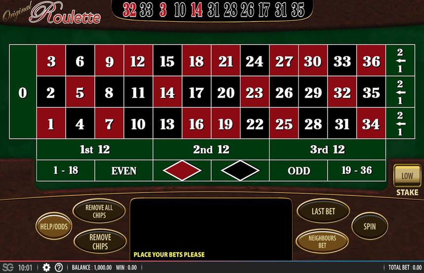 Barcrest Games Original Roulette