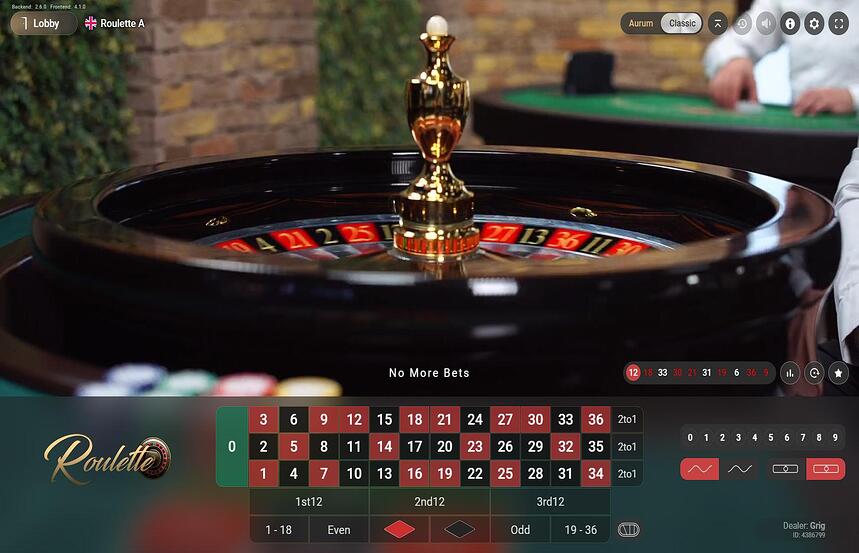 BetConstruct Roulette A
