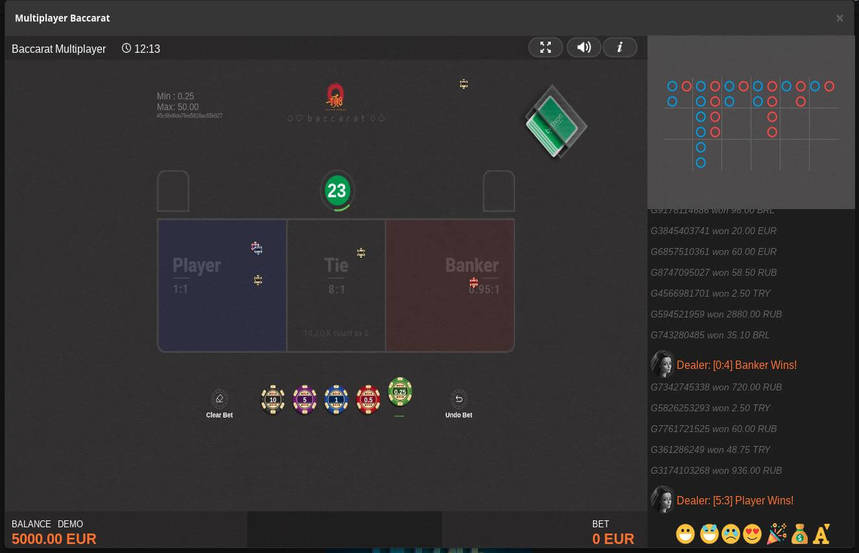 Betixon Baccarat Multiplayer
