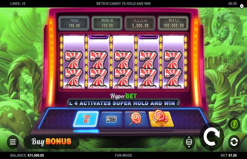 Bets10 Candy 7s Hold and Win