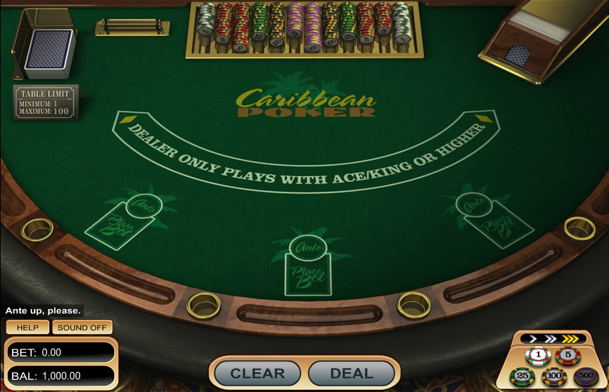 Betsoft Caribbean Poker