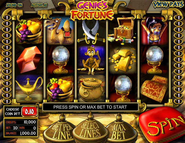 BetSoft Genies Fortune