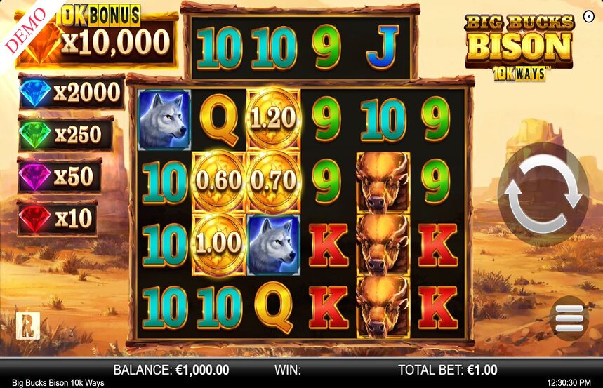 Big Bucks Bison 10k Ways