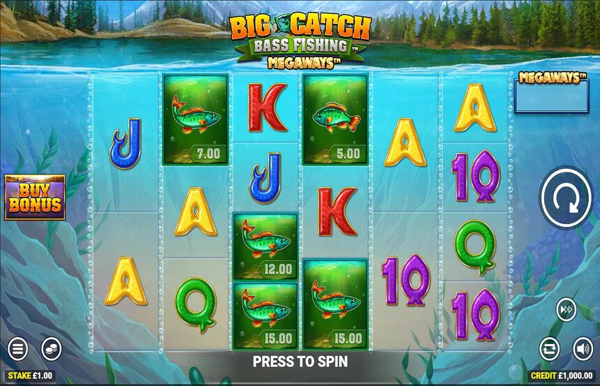Big Catch Bass Fishing Megaways
