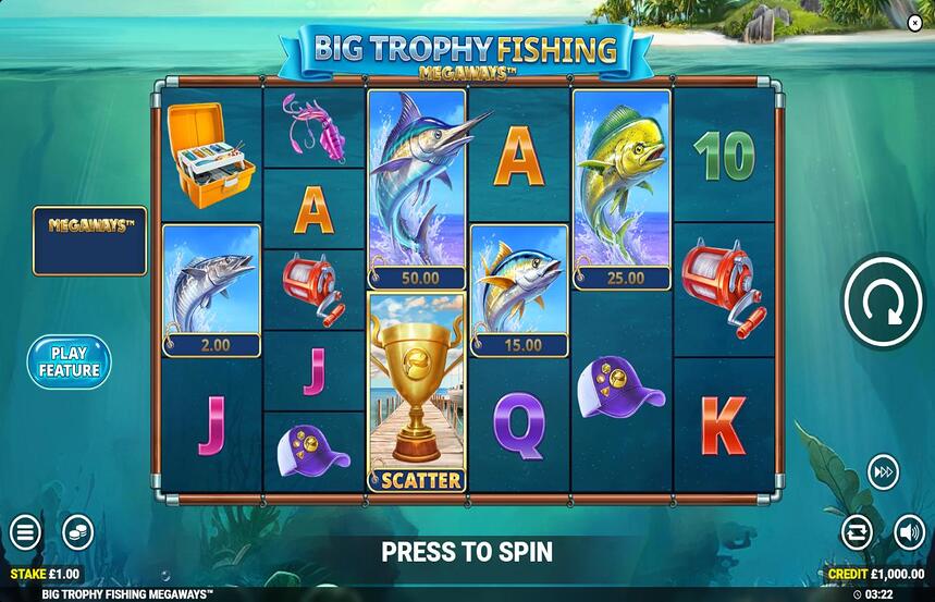 Big Trophy Fishing Megaways