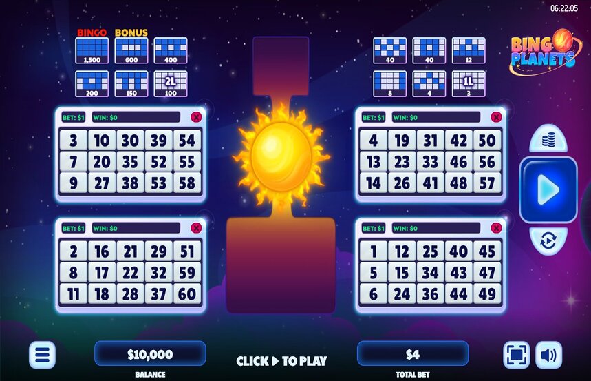Bingo Planets