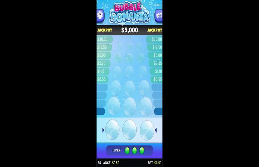 Black Pudding Games Bubble Bonanza