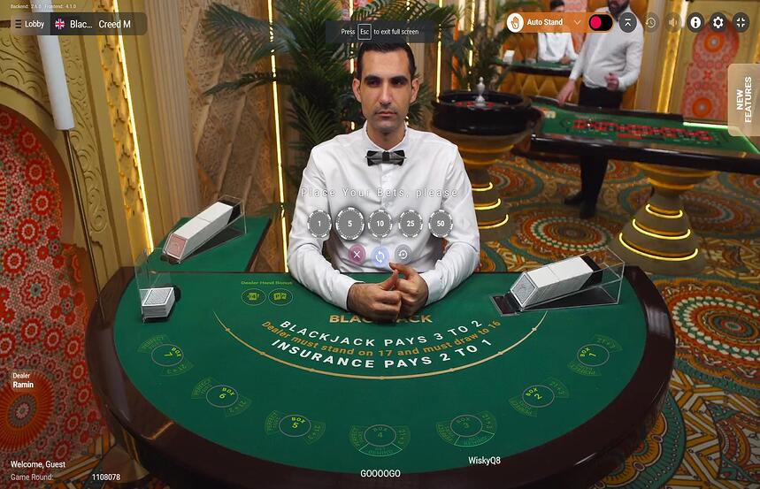 Blackjack Creed M
