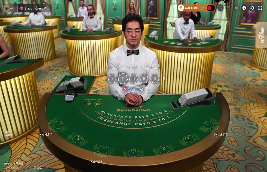 Blackjack Creed V
