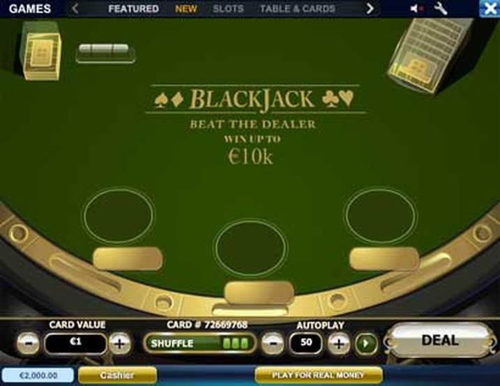 Blackjack Scratch Card