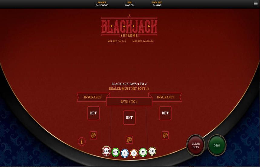 Blackjack Supreme Multi Hand