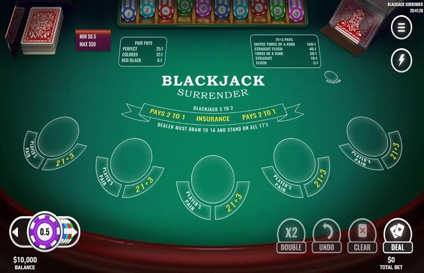 Blackjack Surrender