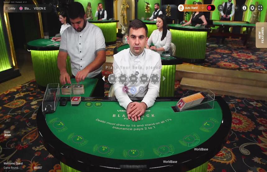 Blackjack VISION E