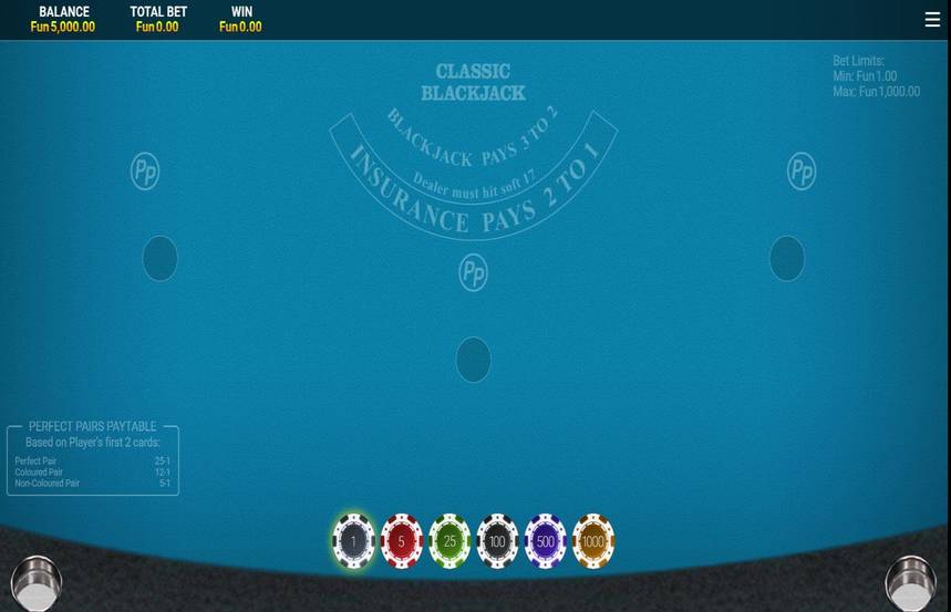 Blackjack with Perfect Pairs