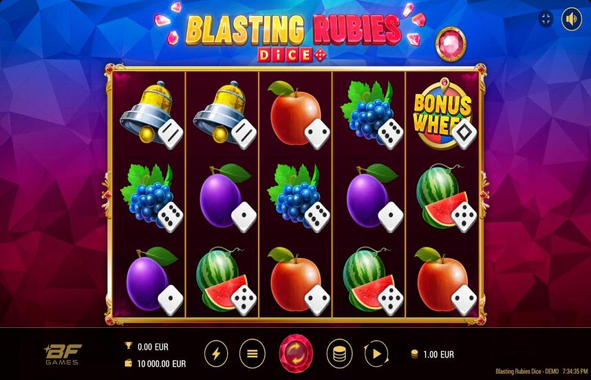 Blasting Rubies Dice