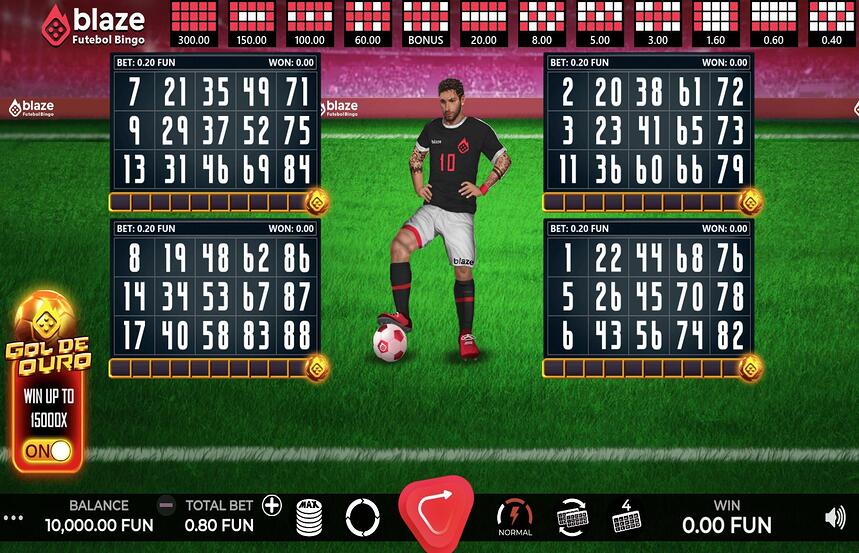 Blaze Futebol Bingo
