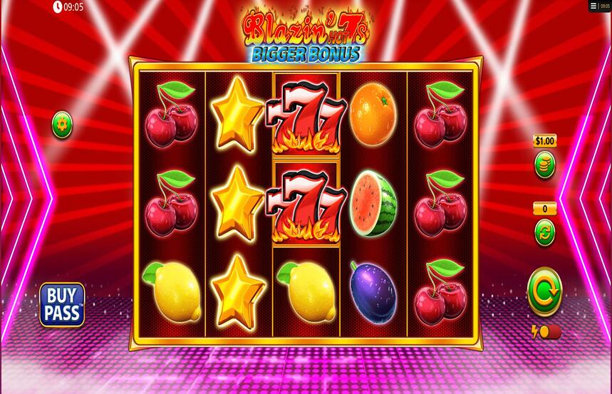 Blazin Hot 7s Bigger Bonus