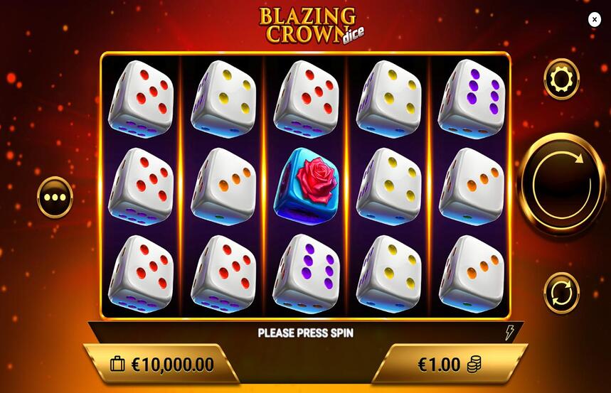 Blazing Crown Dice