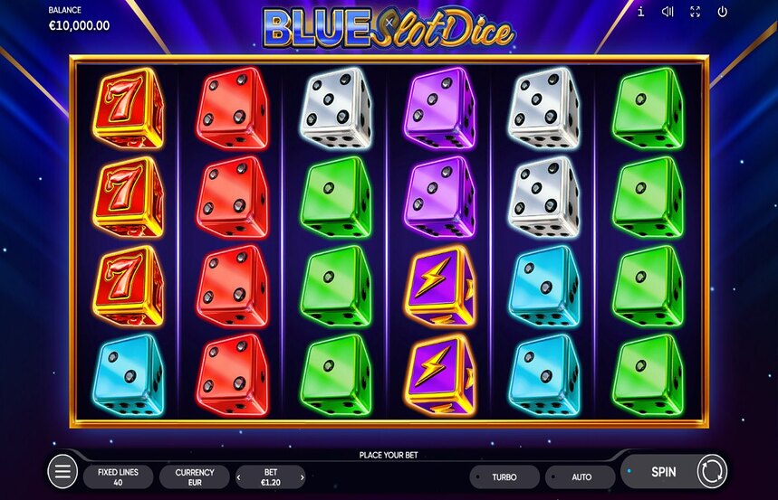 Blue Slot Dice