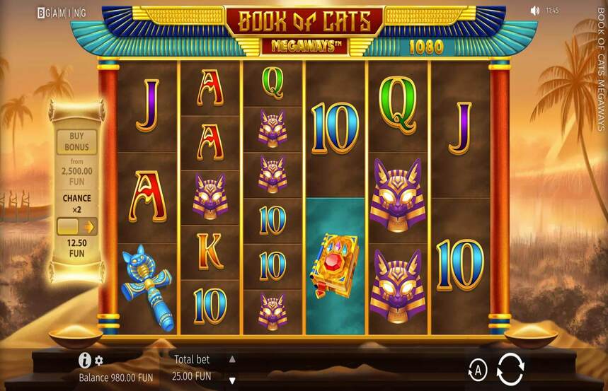 Book of Cats Megaways