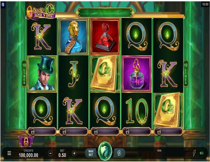 Book of Oz Lock n Spin