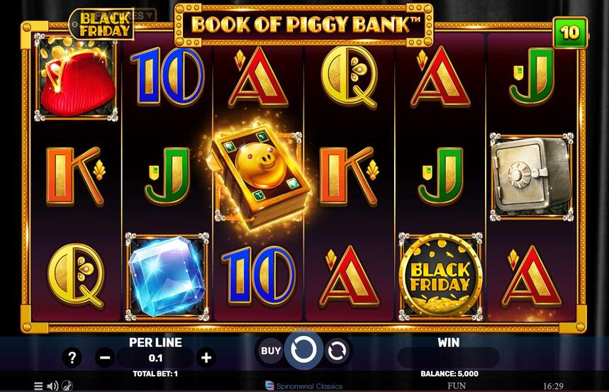 Book of Piggy Bank Black Friday