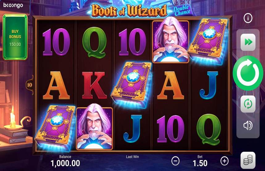 Book of Wizard Double Chance