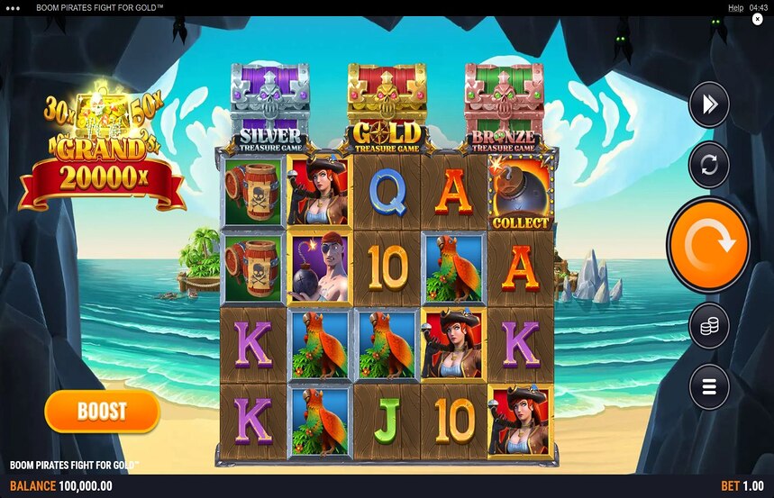 Boom Pirates Fight For Gold