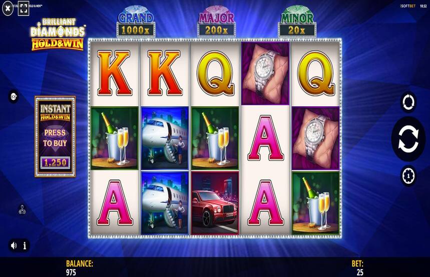 Brilliant Diamonds Hold and Win